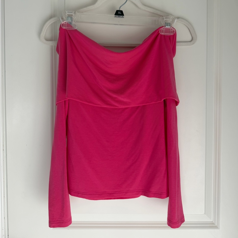 Aritzia Babaton Vibrant Pink Top